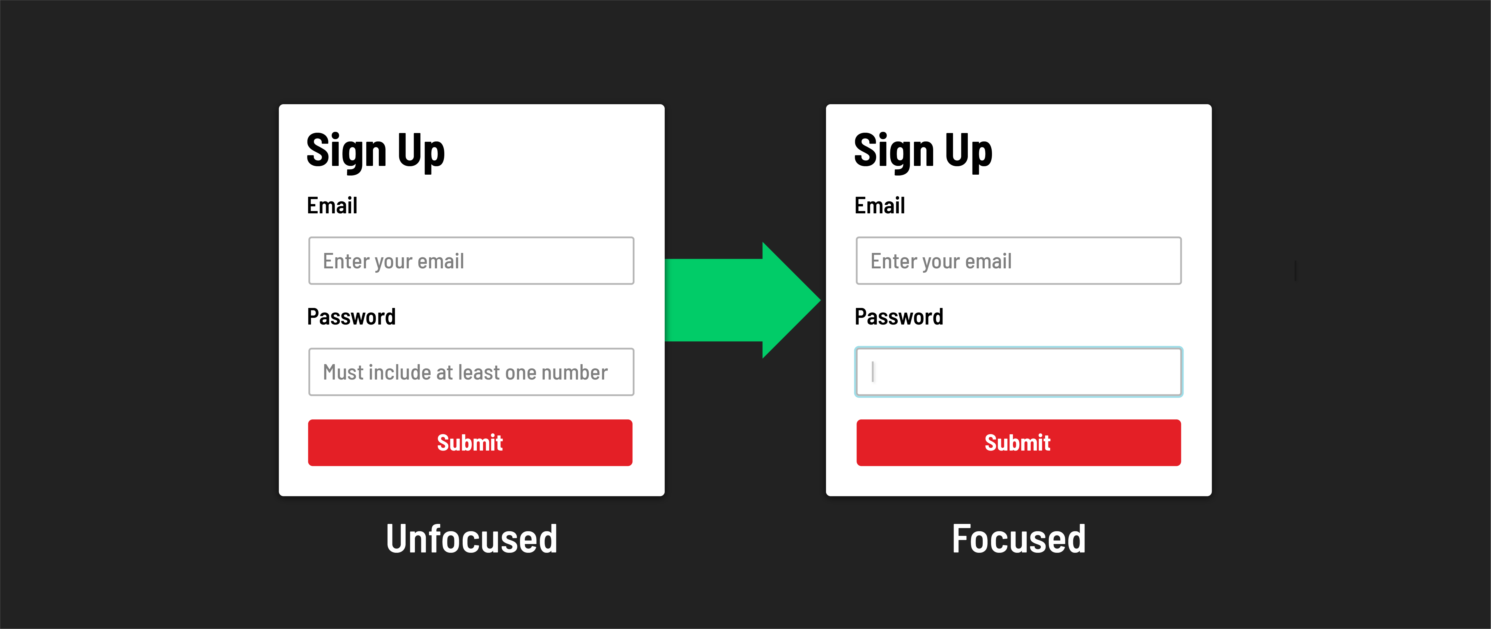 Password guidelines issue