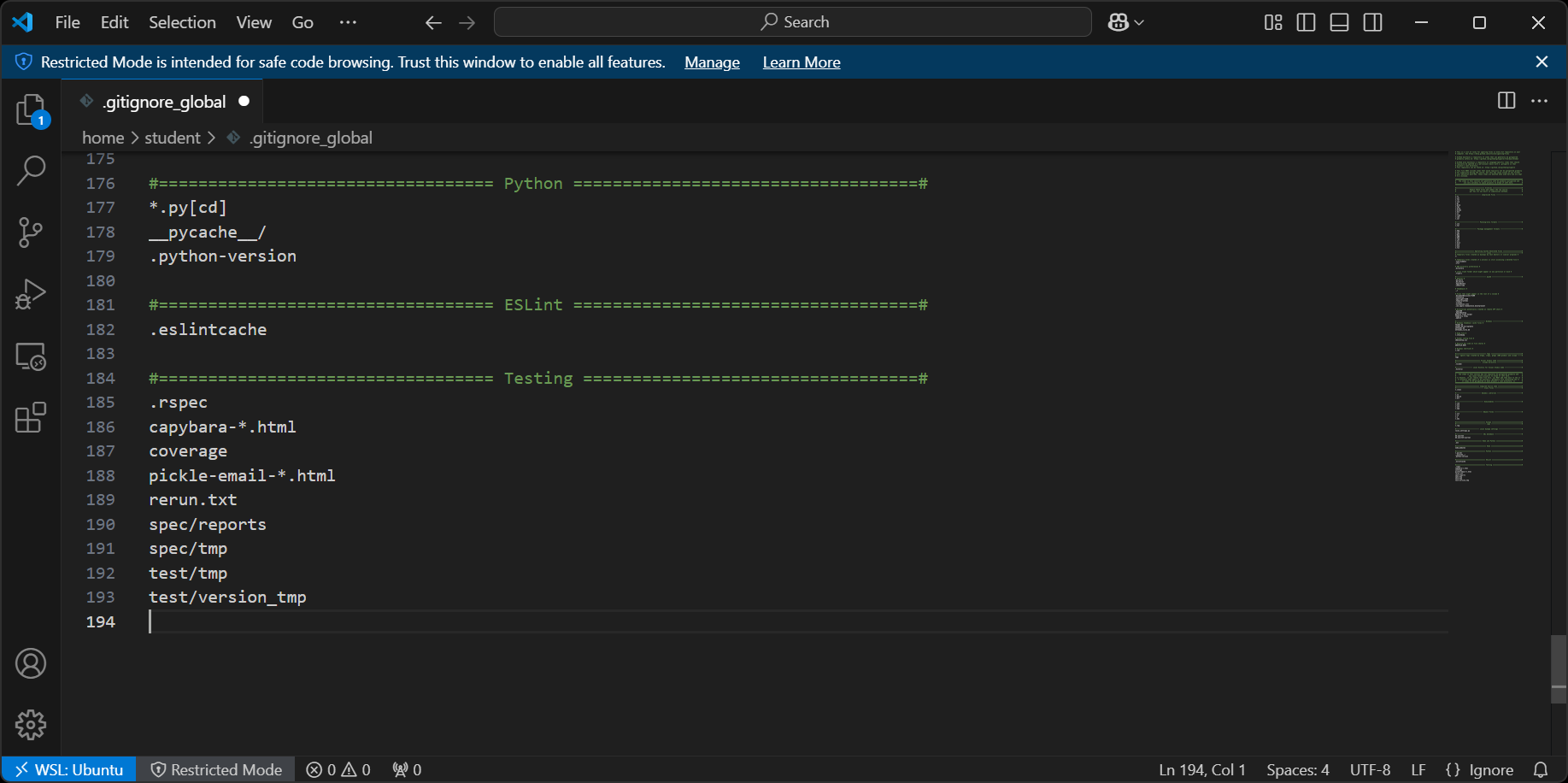 The end of the new .gitignore_global file.