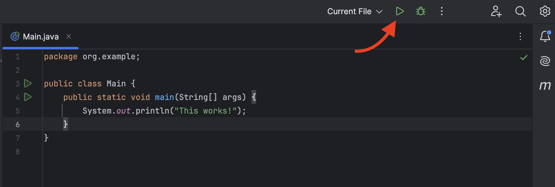 Run the Main.java file
