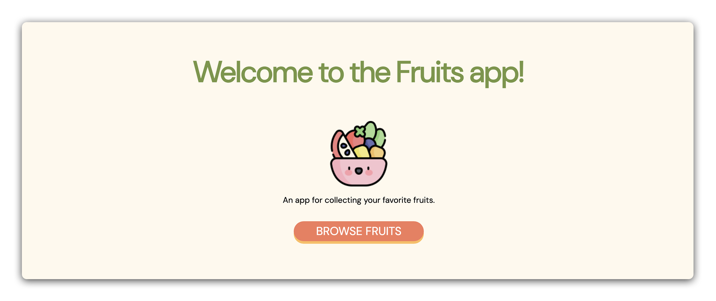 MEN Stack CRUD App - Fruits