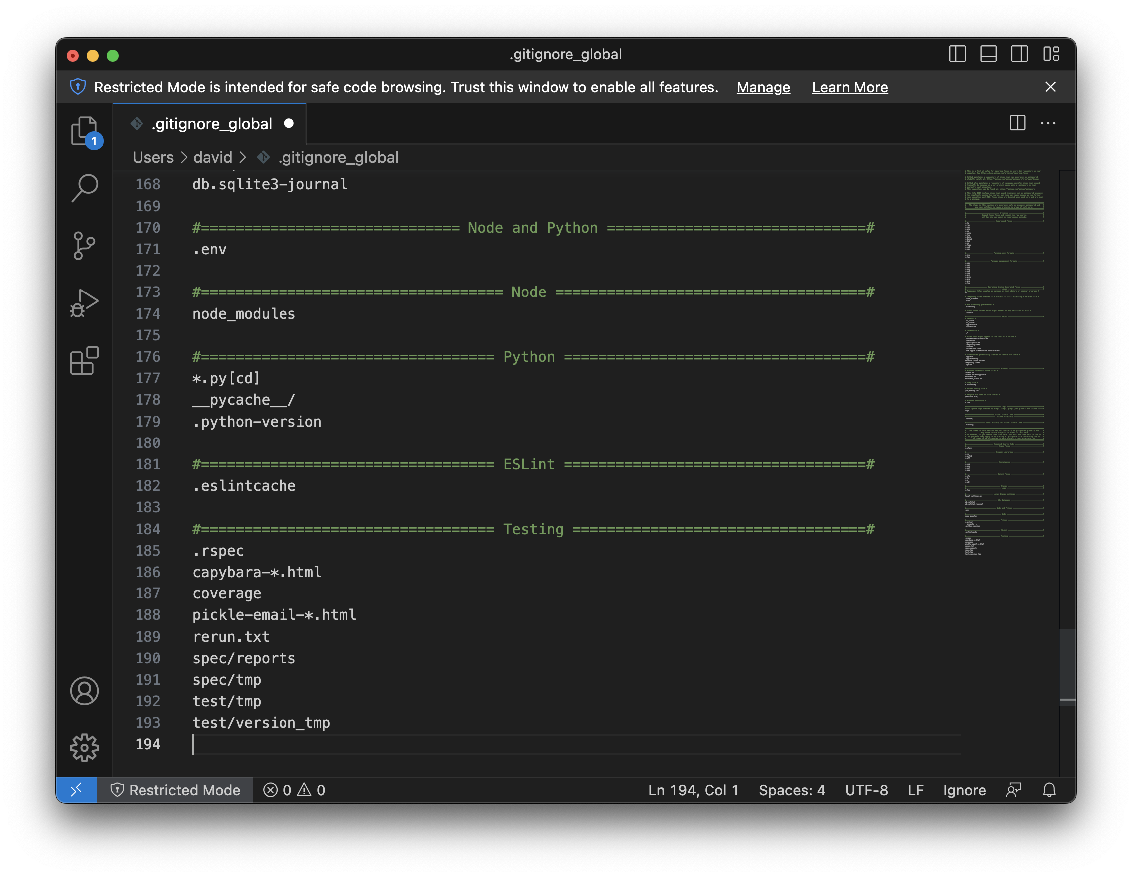 The end of the new .gitignore_global file.