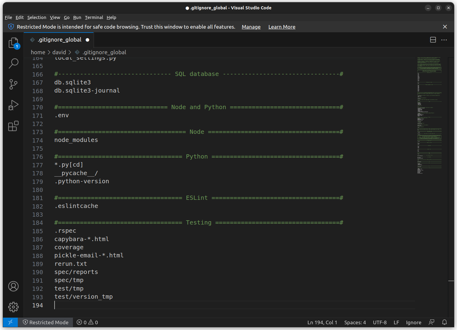 The end of the new .gitignore_global file.