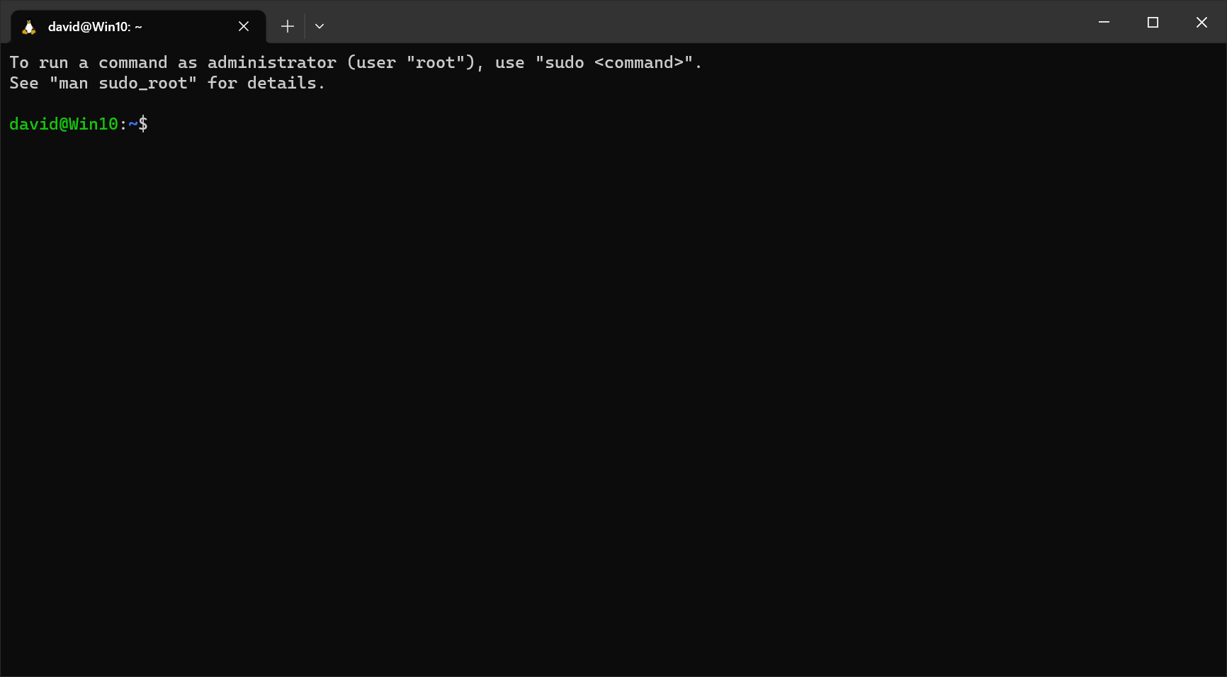 Successfully launching into Ubuntu by default using the Windows Terminal.