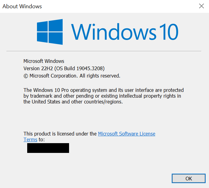 A dialog box demonstrating a Windows 10 PC eligible for use in SEI.