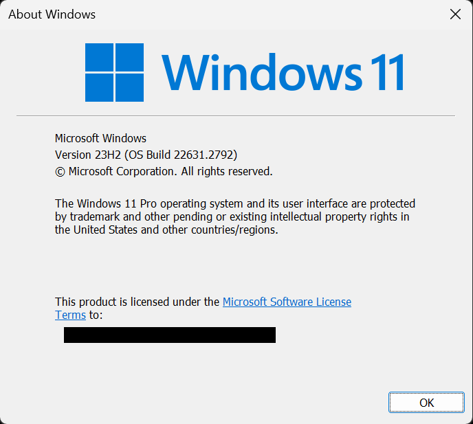 A dialog box demonstrating a Windows 11 PC eligible for use in SEI.